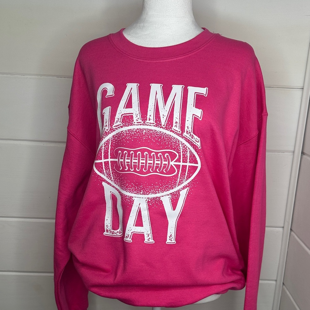 Pink Game Day Sweatshirt Football Shirts